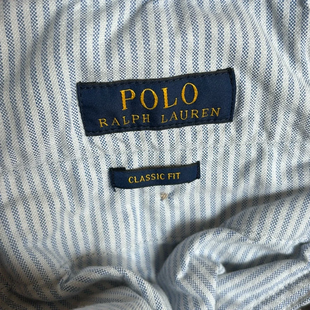 Polo Classic Fit Blue Kakis Stone Blue Ralph Lauren Chinos Size 33/32